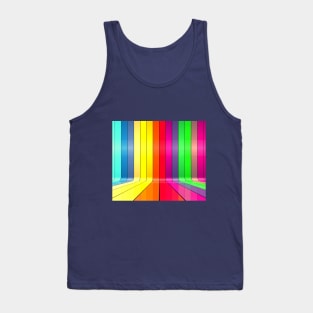 Line color minimalism Simple Tank Top